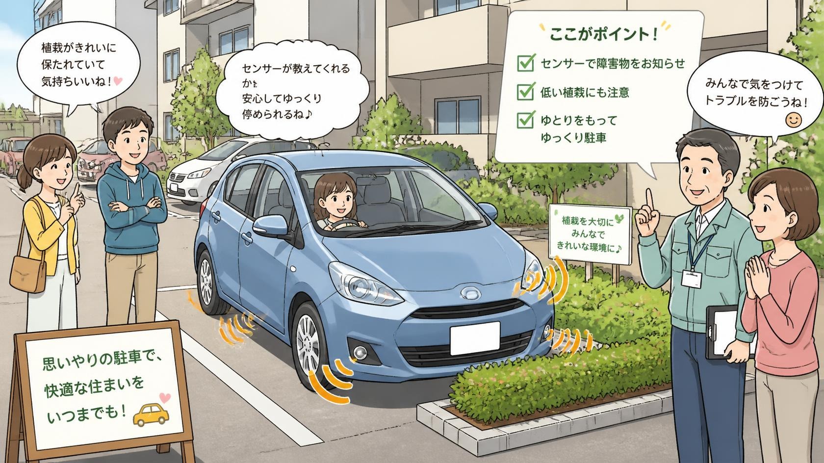 飯島興産有限会社 コラム 飯島誠 賃貸住宅の敷地内駐車場と自動車センサー問題 小田急江ノ島線 六会日大前 湘南台 賃貸 売買