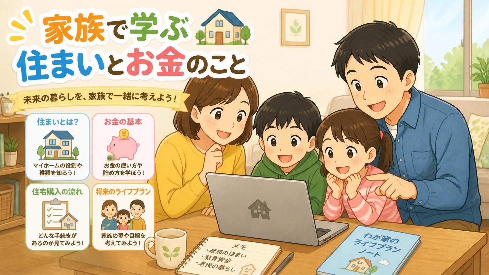 親子で学ぶ住まいとお金 小田急江ノ島線 六会日大前 賃貸 売買 飯島興産有限会社