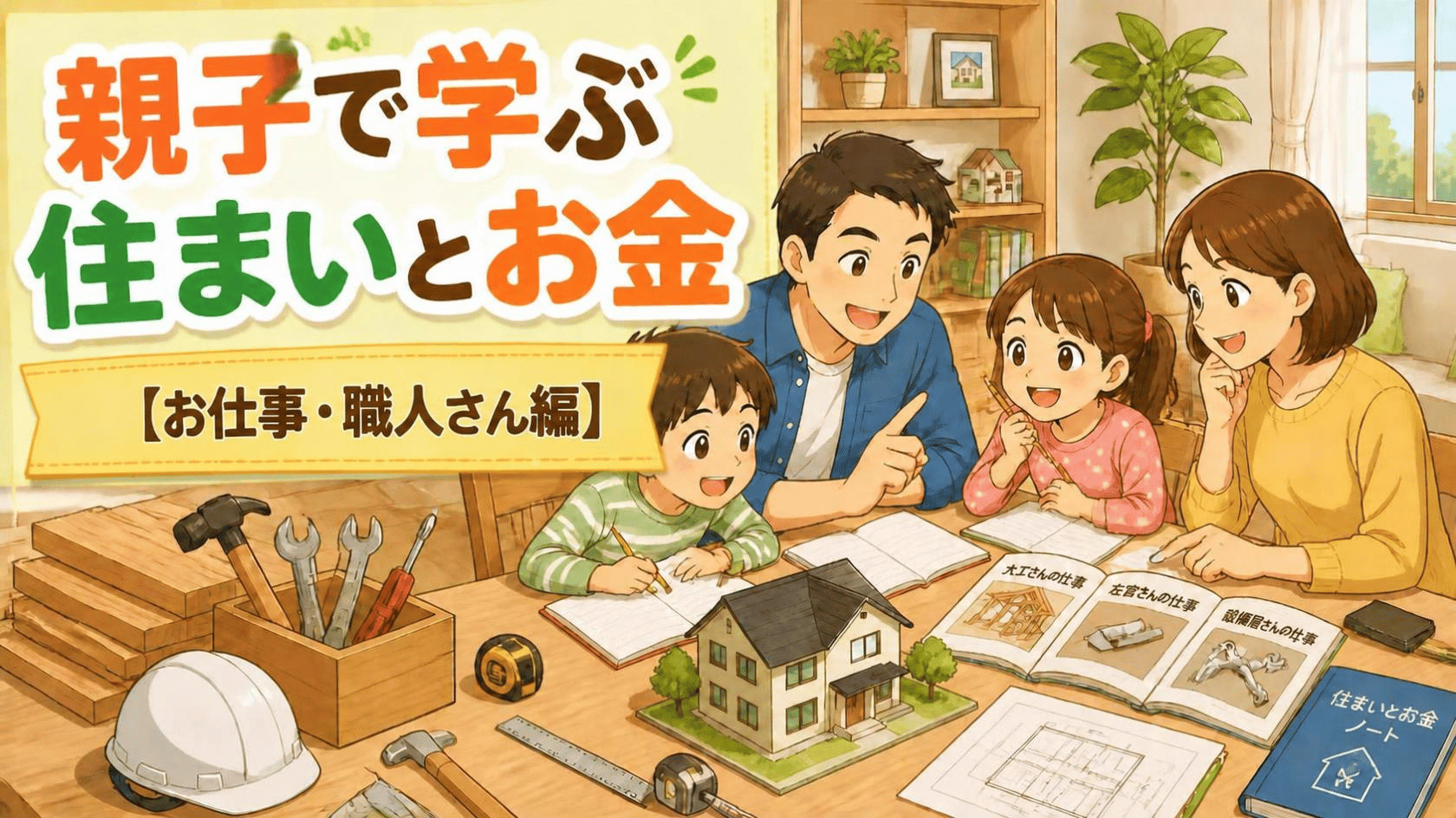 親子で学ぶ住まいとお金 仕事・職人さん編 小田急江ノ島線 六会日大前 賃貸 売買 飯島興産有限会社