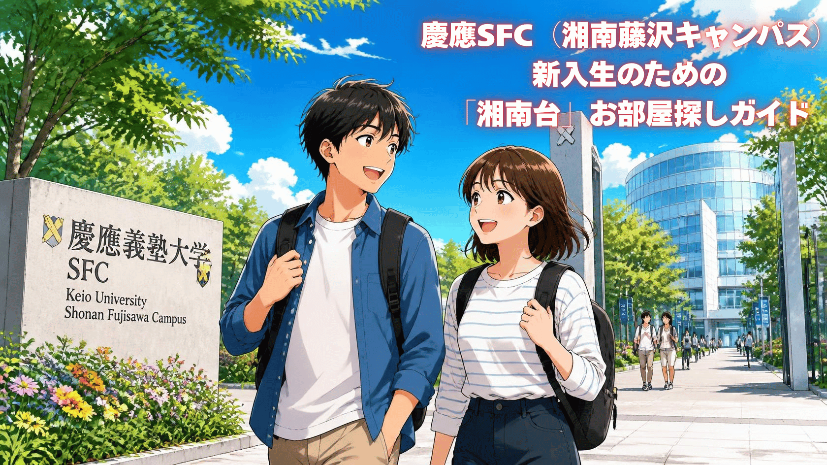 慶應SFC（湘南藤沢キャンパス） 小田急江ノ島線　湘南台　賃貸　ひとり暮らし　学生　飯島興産有限会社