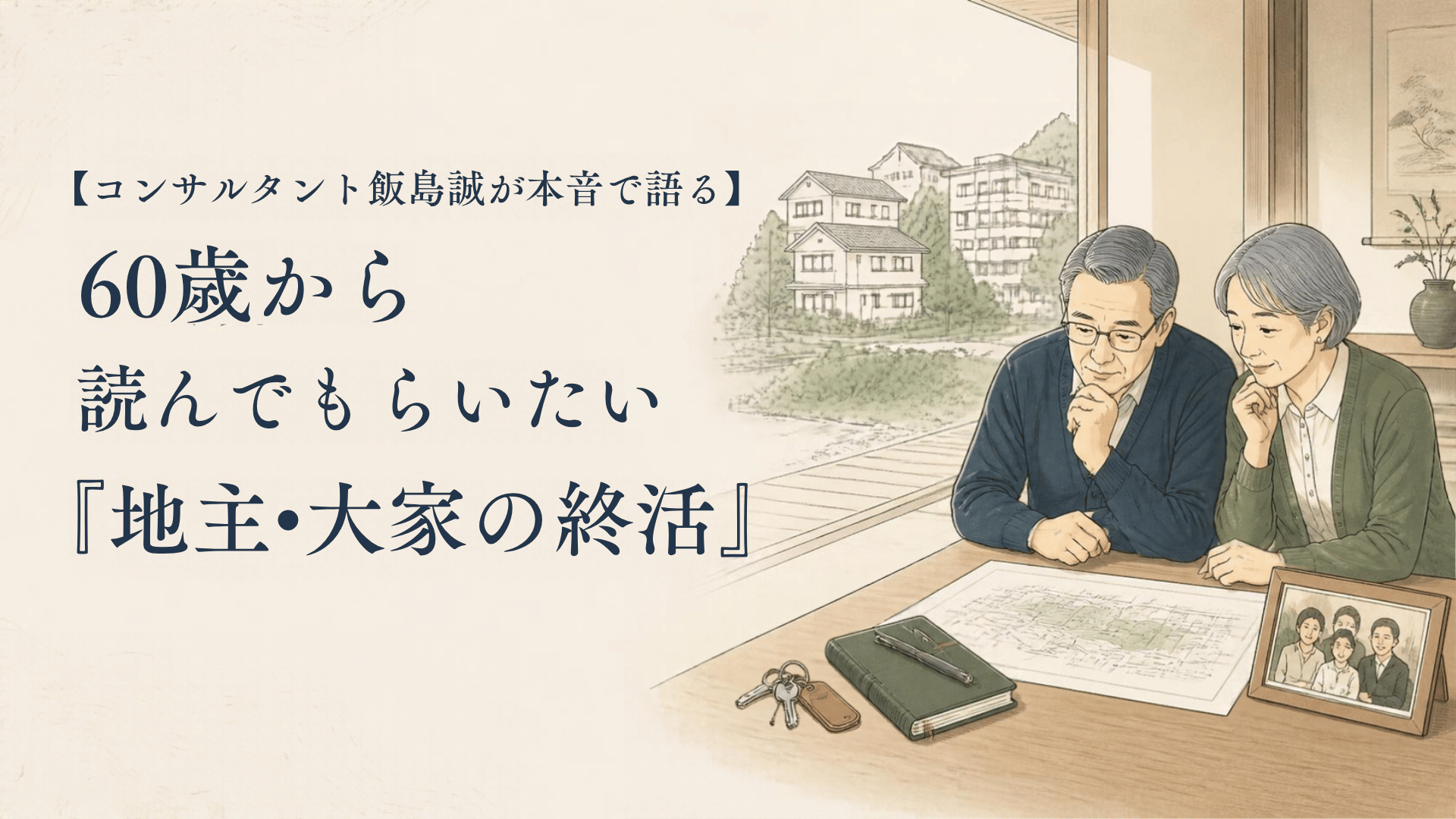 【コンサルタント飯島誠が本音で語る】60歳から読んでもらいたい「地主・大家の終活」　コラム　小田急江ノ島線　六会日大前　飯島興産　コンサルタント　飯島誠